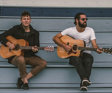Male Acoustic Duo with Two Guitars